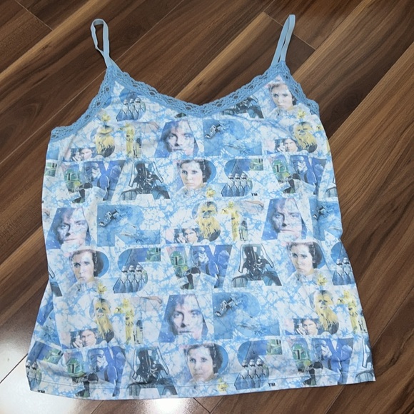 Star Wars Other - 2X Star Wars silky tank top pajama sleep